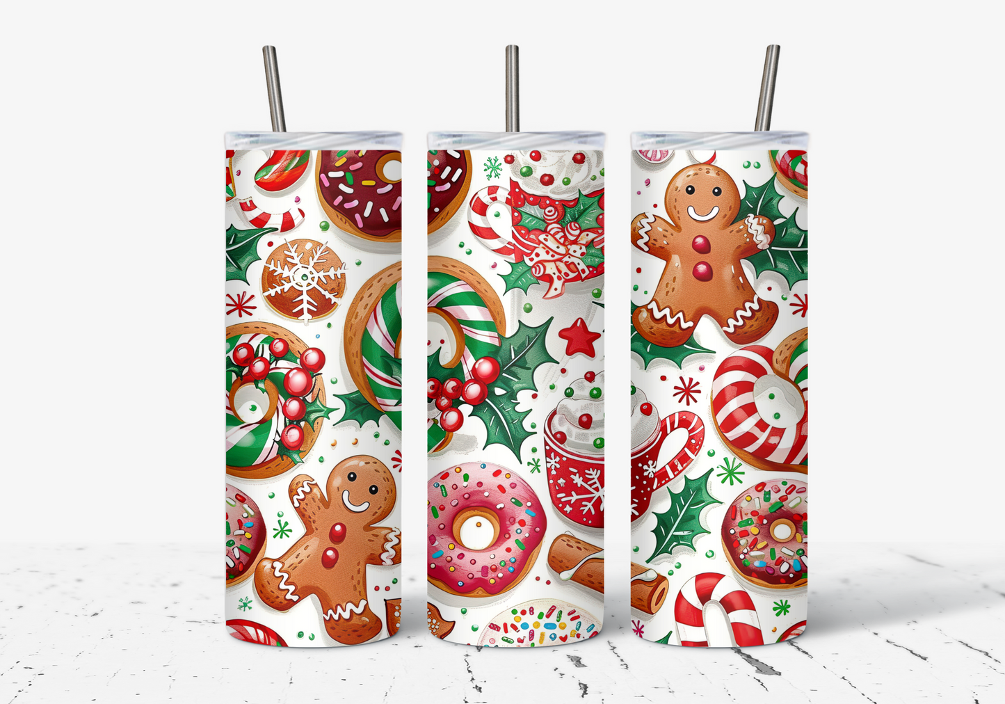 Holiday Donuts & More Tumbler