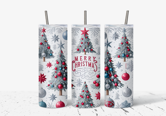 White Christmas Tumbler