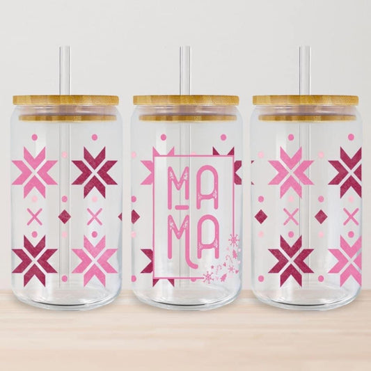 Mama Sweater Pattern Tumbler