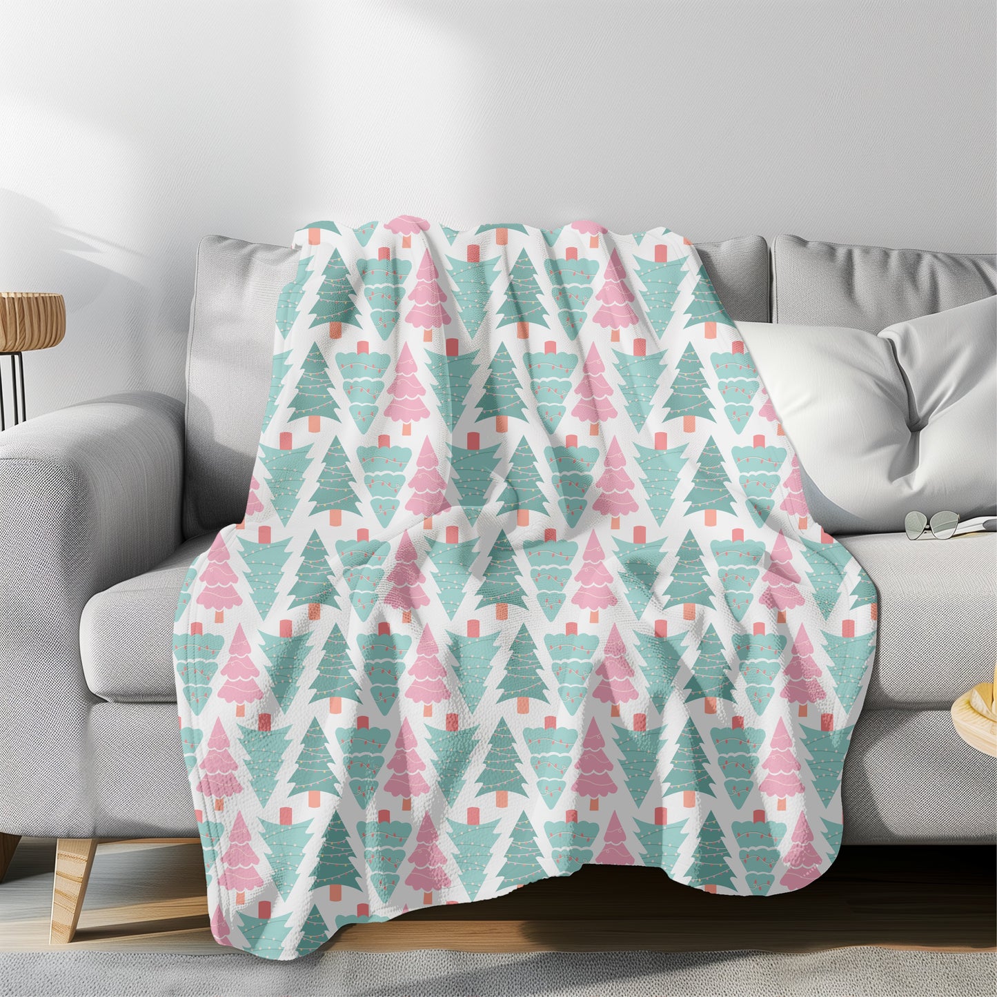 Pastel Trees Blanket