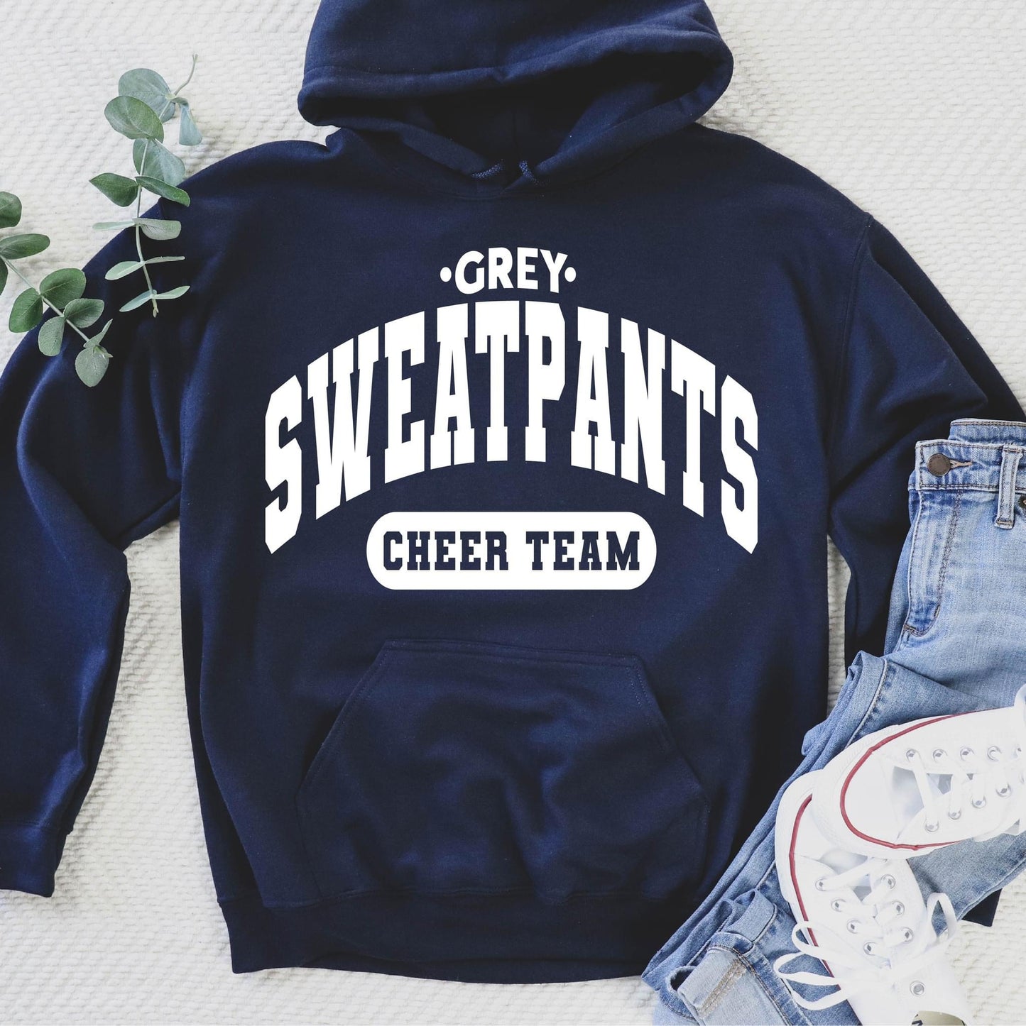 Grey Sweatpants Cheer Team