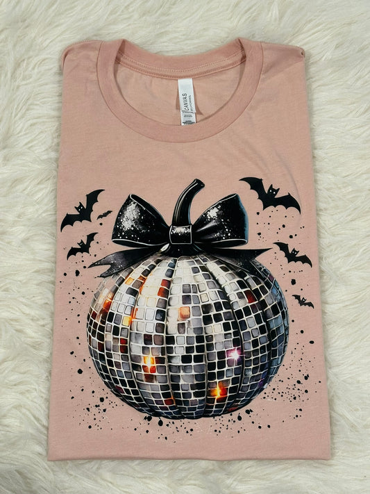 Black Bow Disco Pumpkin