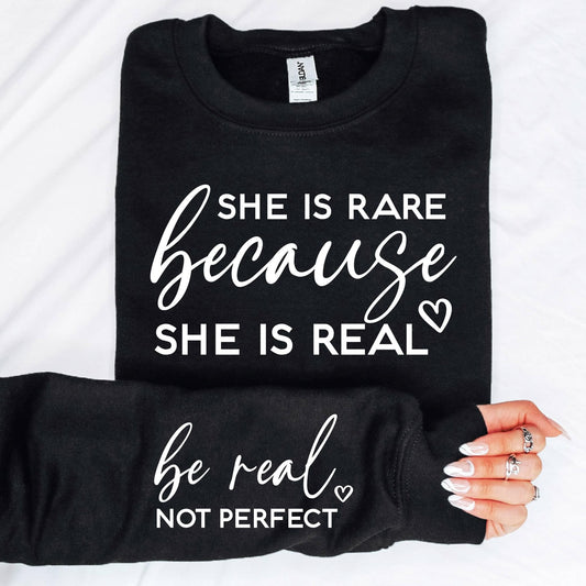 She Is Rare Because She Is Real