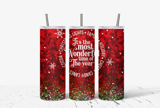 Most Wonderful Time of the Year Tumbler