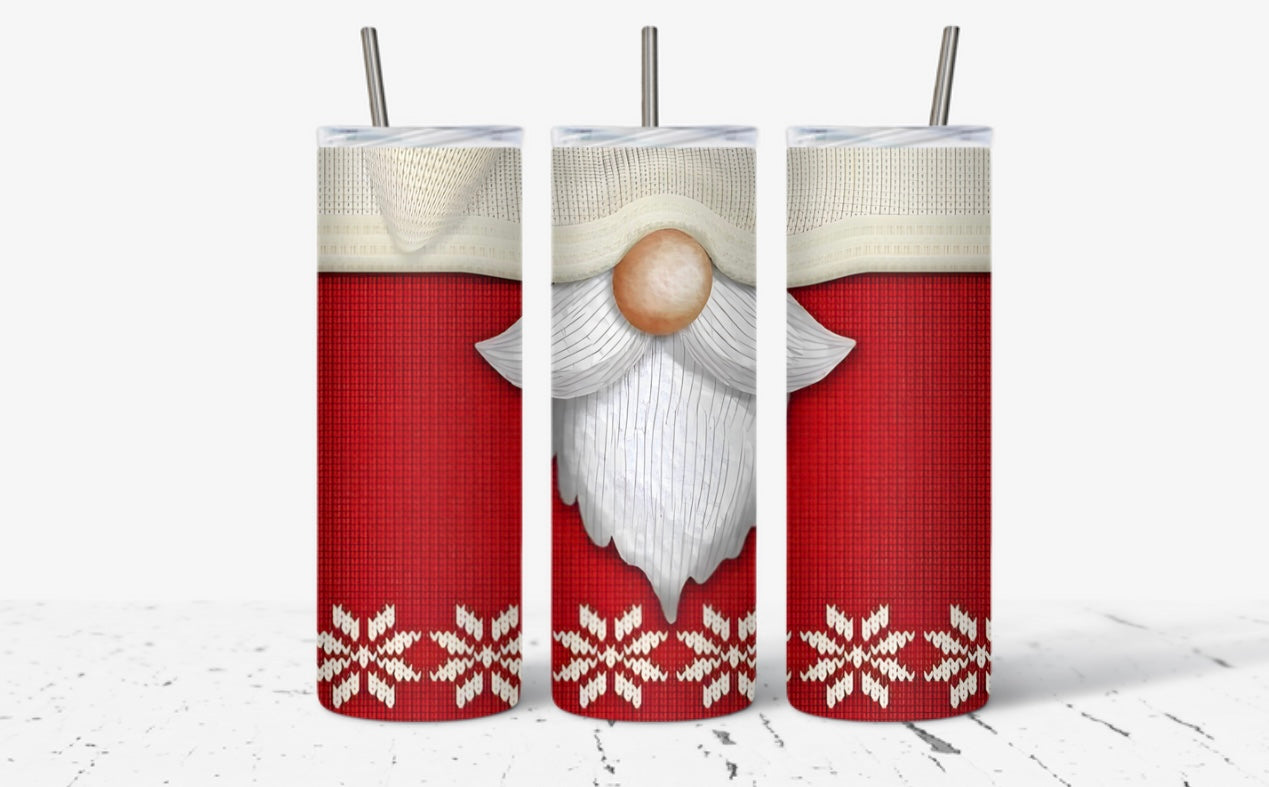 Santa Gnome Tumbler