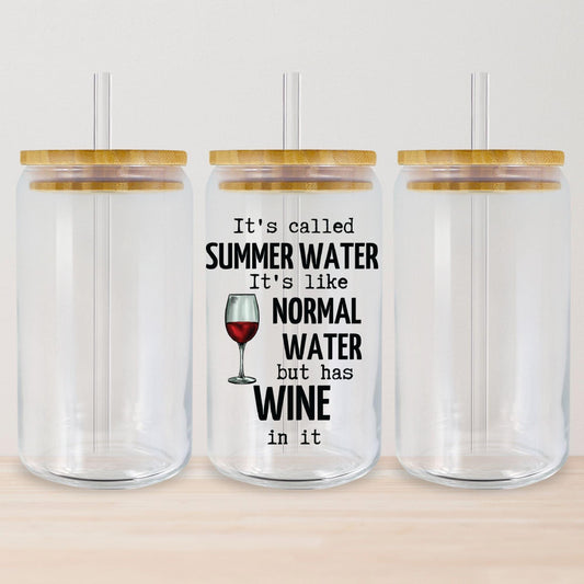 Summer Water Wine Tumbler