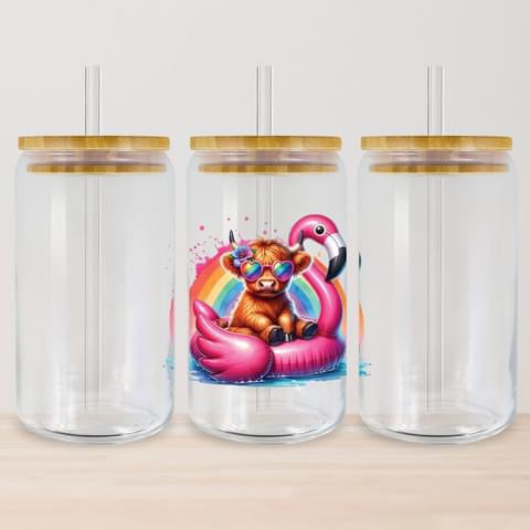 Highland Flamingo Tumbler