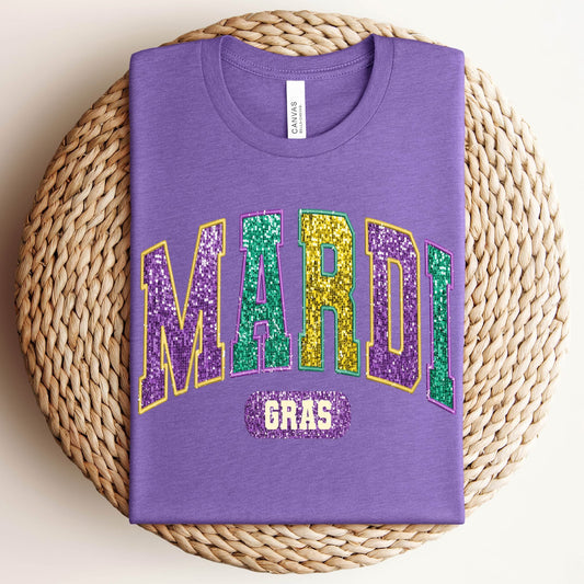 Mardi Gras Faux Glitter