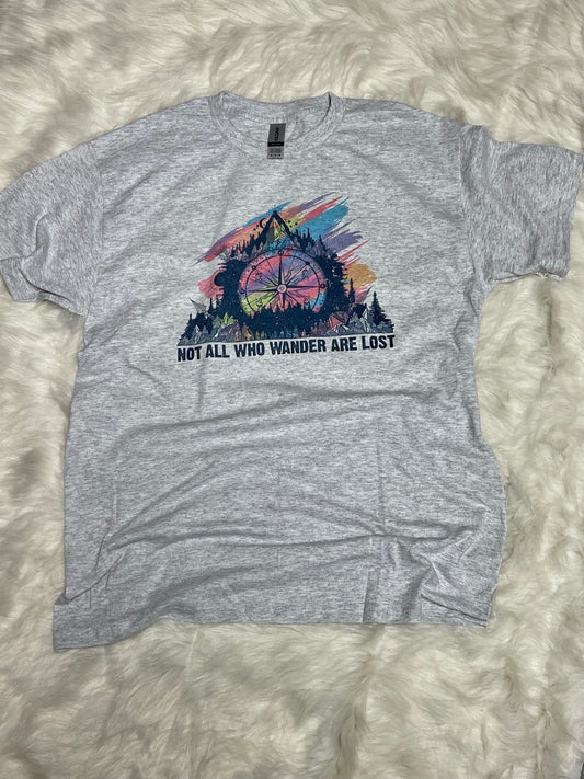 Not All Who Wander - Sublimation Printed