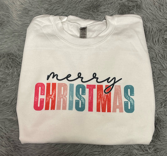 Merry Christmas Colorful - Sublimation Printed