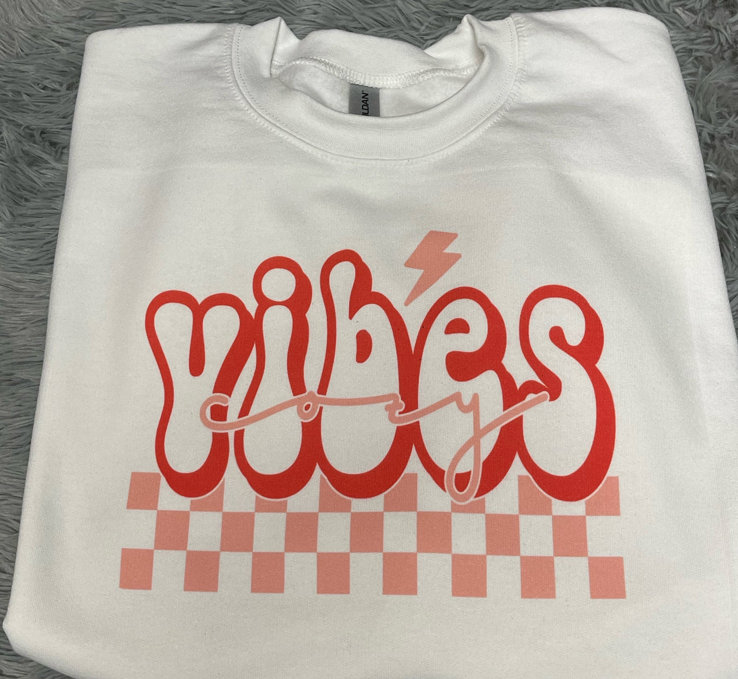 Cozy Vibes Checkered - Sublimation Printed