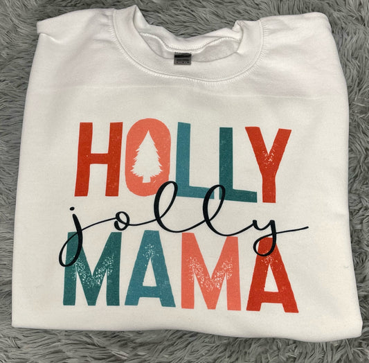 Holly Jolly Mama - Sublimation Printed