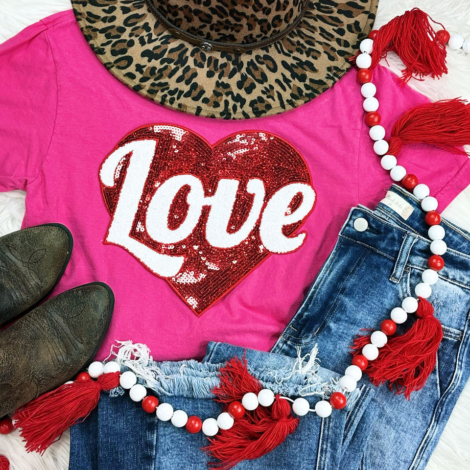 Love Heart Sequin