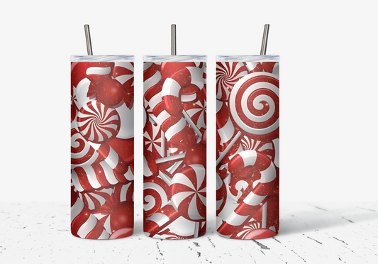 Peppermint Candy Tumbler