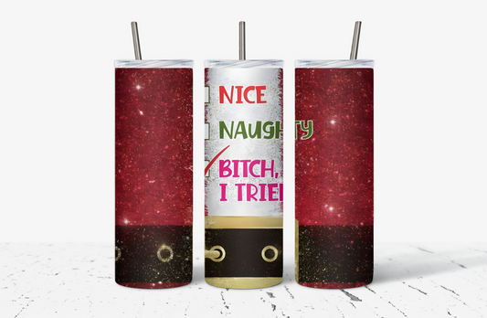 Naughty or Nice Tumbler