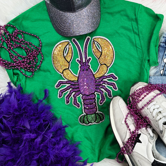 Mardi Gras Crawfish Sequin